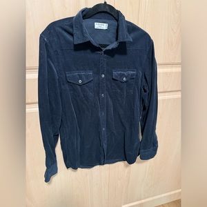 FRAME Men’s Double Pocket Micro Corduroy Shirt - Medium